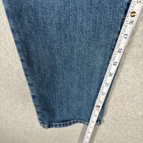 Old Navy Jeans Womens 12 Curvy OG Straight High Rise Secret Smooth Pockets Ankle - Picture 7 of 9